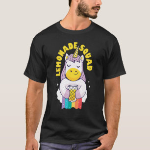 Limonadenstand-Squad Unternehmer-Kinder Einhorn T-Shirt