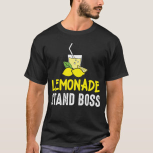 Limonadestand-Chef-lustiges Zitronensaft-Geschäft T-Shirt