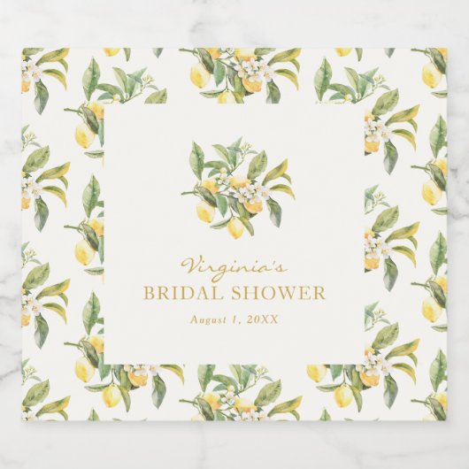 Limoncello Alkoholflaschenetikett (Einzelnes Label)