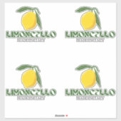Limoncello Aufkleber (Blatt)