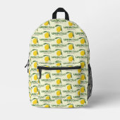 Limoncello Bedruckter Rucksack (Vorderseite)