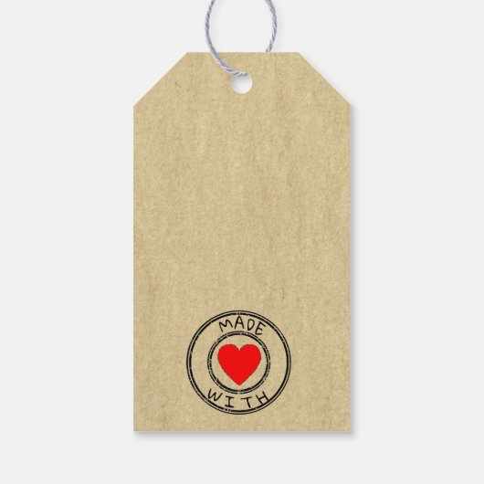 Limoncello Bottle Kraft Hang Tag | Geschenkanhänger (Rückseite)