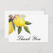 LIMONCELLO BRAUTPARTY DANKEN SIE KARTE (Vorne/Hinten)