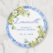 Limoncello Brautparty Geschenkanhänger (Vorderseite)