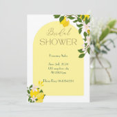 LIMONCELLO BRIDAL SHOWER INVITATION EINLADUNG (Stehend Vorderseite)
