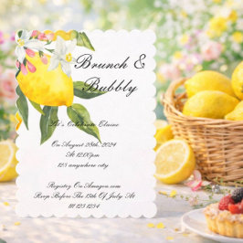 LIMONCELLO BRIDAL SHOWER INVITATION EINLADUNG