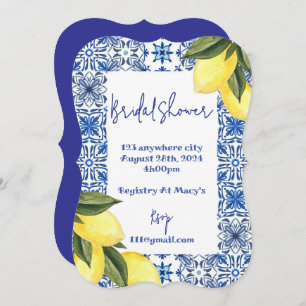 LIMONCELLO BRIDAL SHOWER INVITATION EINLADUNG