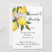 LIMONCELLO BRIDAL SHOWER INVITATION EINLADUNG (Vorderseite)