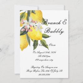 LIMONCELLO BRIDAL SHOWER INVITATION EINLADUNG