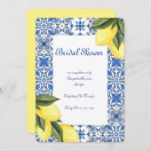 LIMONCELLO BRIDAL SHOWER INVITATION EINLADUNG (Vorne/Hinten)