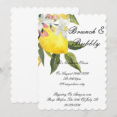 LIMONCELLO BRIDAL SHOWER INVITATION SAVE THE DATE (Vorne/Hinten)