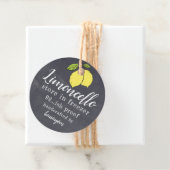 Limoncello Chalkboard Look Flasche Geschenkanhänger (Beispiel)