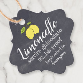 Limoncello Chalkboard Look Klein Geschenkanhänger