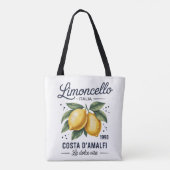 Limoncello  Costa d’Amalfi La Dolce Vita Tote Bag Tasche (Rückseite)