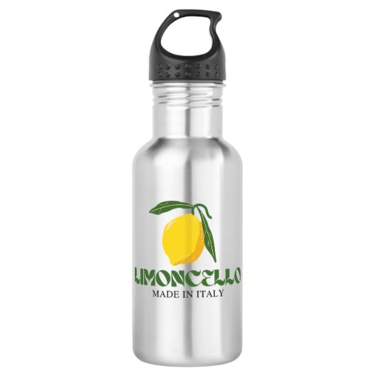 Limoncello Edelstahlflasche (Vorderseite)