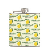 Limoncello Flachmann (Vorderseite)