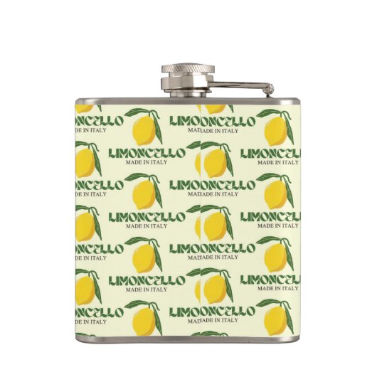 Limoncello Flachmann (Rückseite)
