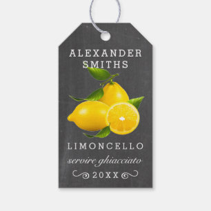 Limoncello Flaschen-Fall-Umbau-Tafel-Blick   Geschenkanhänger