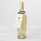 Limoncello Flaschenanhänger (Angewinkelt)