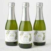 Limoncello Florale Liquor Custom Schaumweinetikett