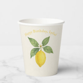 Limoncello Geburtstagsparty Paper Cup Pappbecher