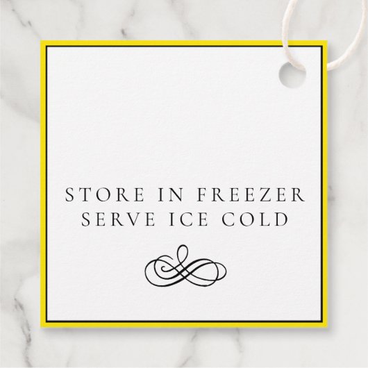 Limoncello Geschenkanhänger (Rückseite)