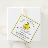 Limoncello Geschenkanhänger (Beispiel)