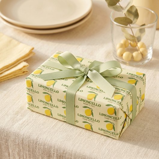 Limoncello Geschenkpapier
