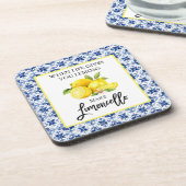 Limoncello Getränkeuntersetzer (Linke Seite)