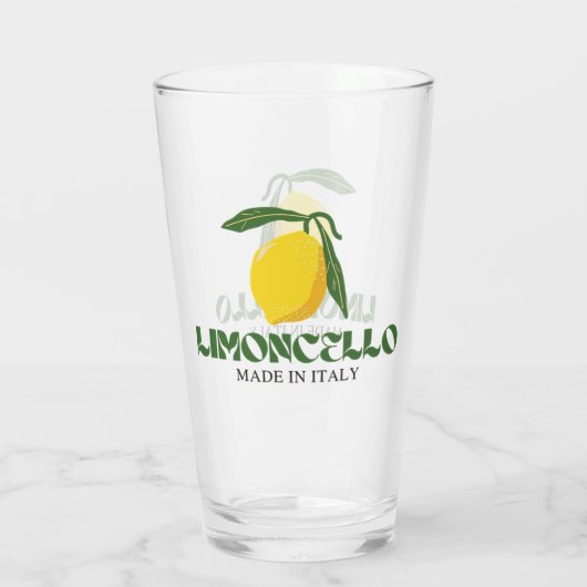 Limoncello Glas (Rückseite)