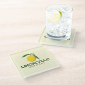 Limoncello Glasuntersetzer (Schrägansicht)
