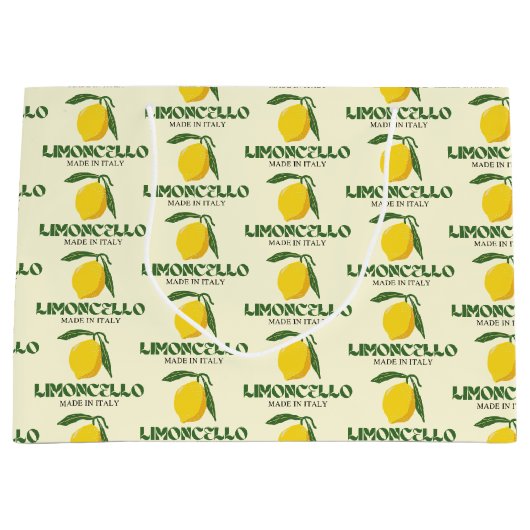 Limoncello Große Geschenktüte (Vorderseite)