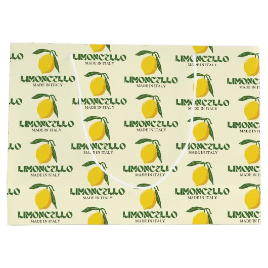 Limoncello Große Geschenktüte (Rückseite)