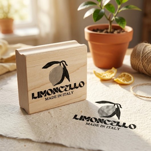 Limoncello Gummistempel