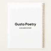 Limoncello Gusto Poetry Planer (Rückseite)