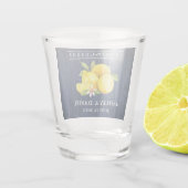 Limoncello Hochzeit Limoncello Schnapsglas (Rückseite)