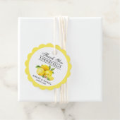 Limoncello Hochzeitskala Geschenkanhänger (Beispiel)