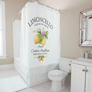 Limoncello Italien Amalfi-Küste Duschvorhang