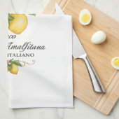 Limoncello Italien Amalfiküste Geschirrtuch (Viertel Falte)
