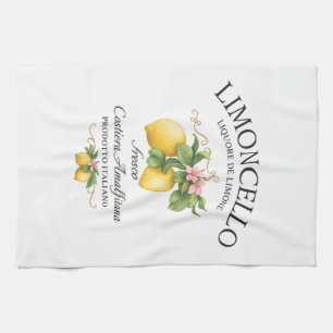 Limoncello Italien Amalfiküste Geschirrtuch