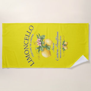 Limoncello Italien Amalfiküste Strandtuch