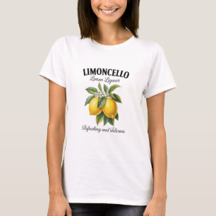 Limoncello Italien Vintage Erfrischend Lemon Urlau T-Shirt