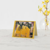 Limoncello, italienischer Zitronenlikör Karte (Gelbe Blume)