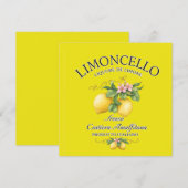 Limoncello Italy Amalfi Coast (Vorne/Hinten)