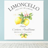 Limoncello Italy Amalfi Coast Leinwanddruck (Insitu (Holzboden))