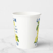 Limoncello Italy –La Dolce Vita Lemon Summer Party Pappbecher (Rechts)