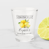 Limoncello Junggeselinnen-Abschied Schnapsglas (Vorderseite)