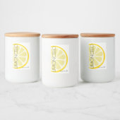 Limoncello Kleines Label mit modernem Lemon-Image  Lebensmitteletikett (Flaschen)