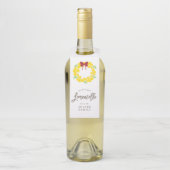 Limoncello Kranz Flaschenanhänger (Auf Flasche)