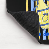 Limoncello la dolce vita Amalfiküste Zitrone Mousepad (Ecke)
